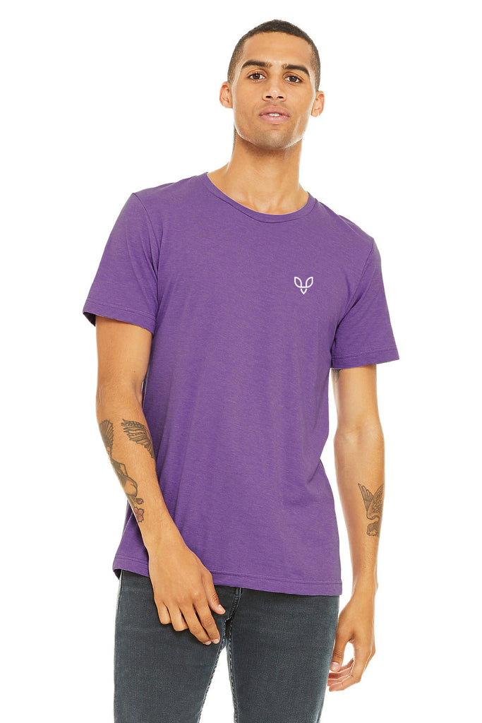 t-shirt framsida purple